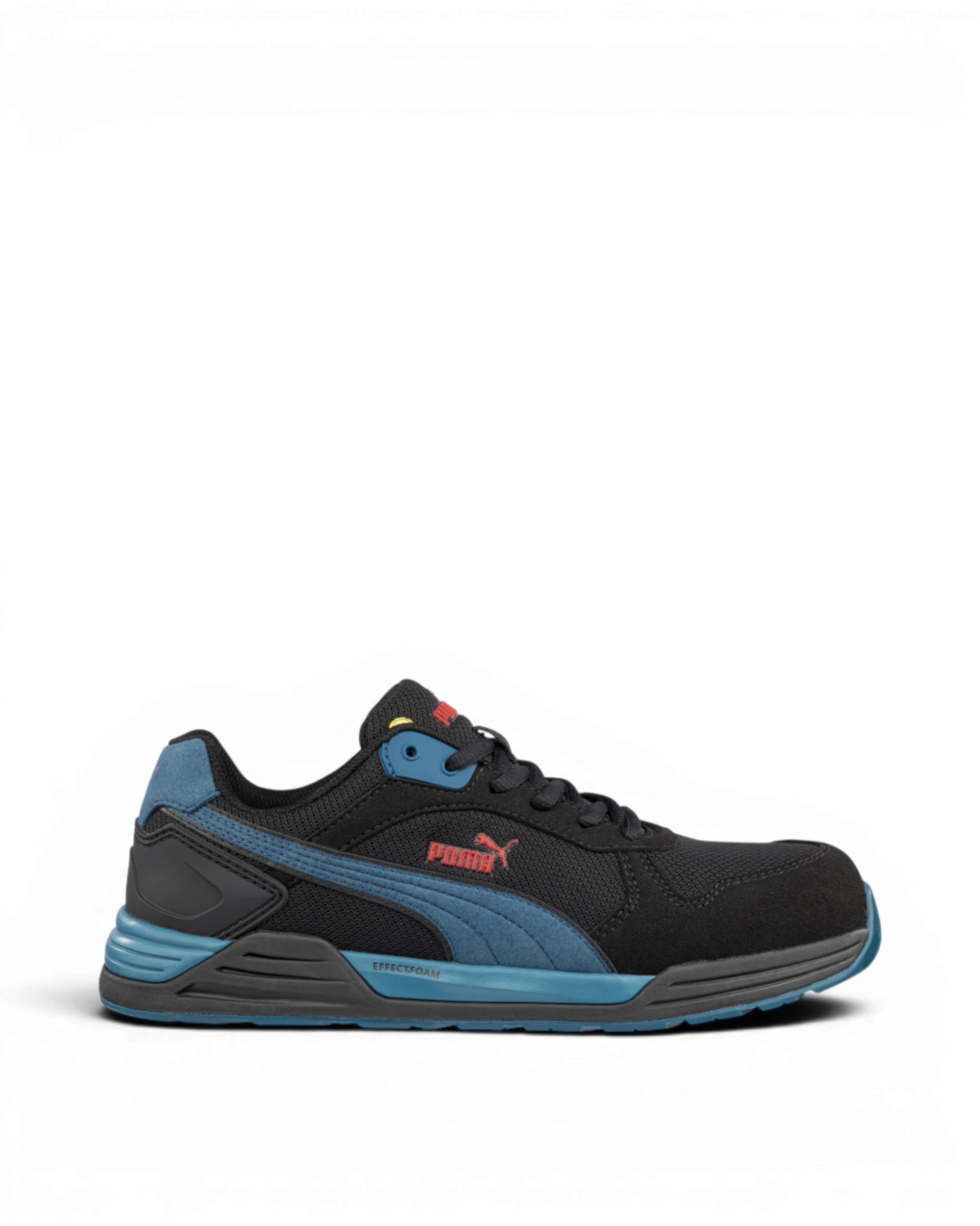 Puma Frontside Zwart/Blue Laag 644660 S1P Zwart/Blauw