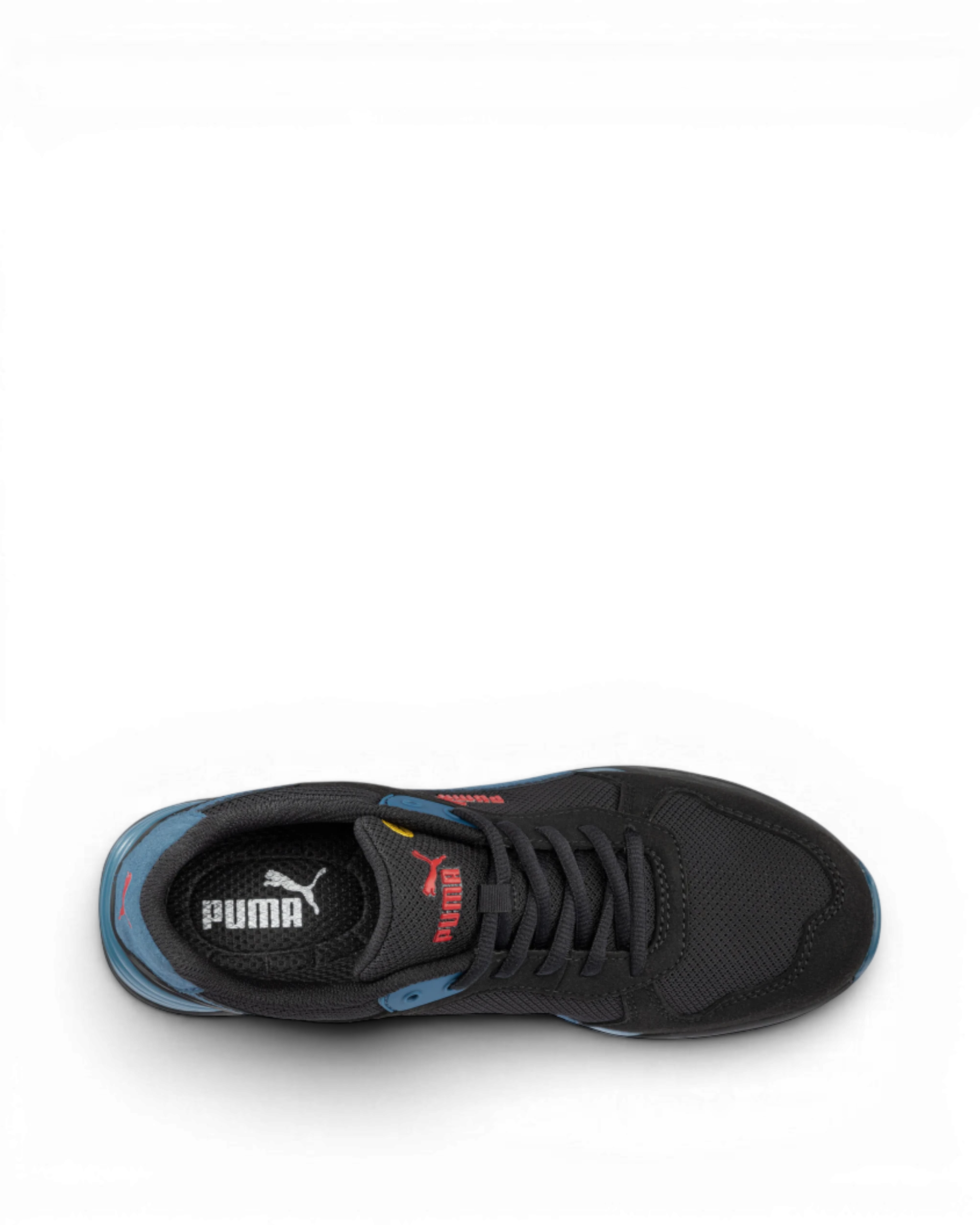 Puma Frontside Zwart/Blue Laag 644660 S1P Zwart/Blauw