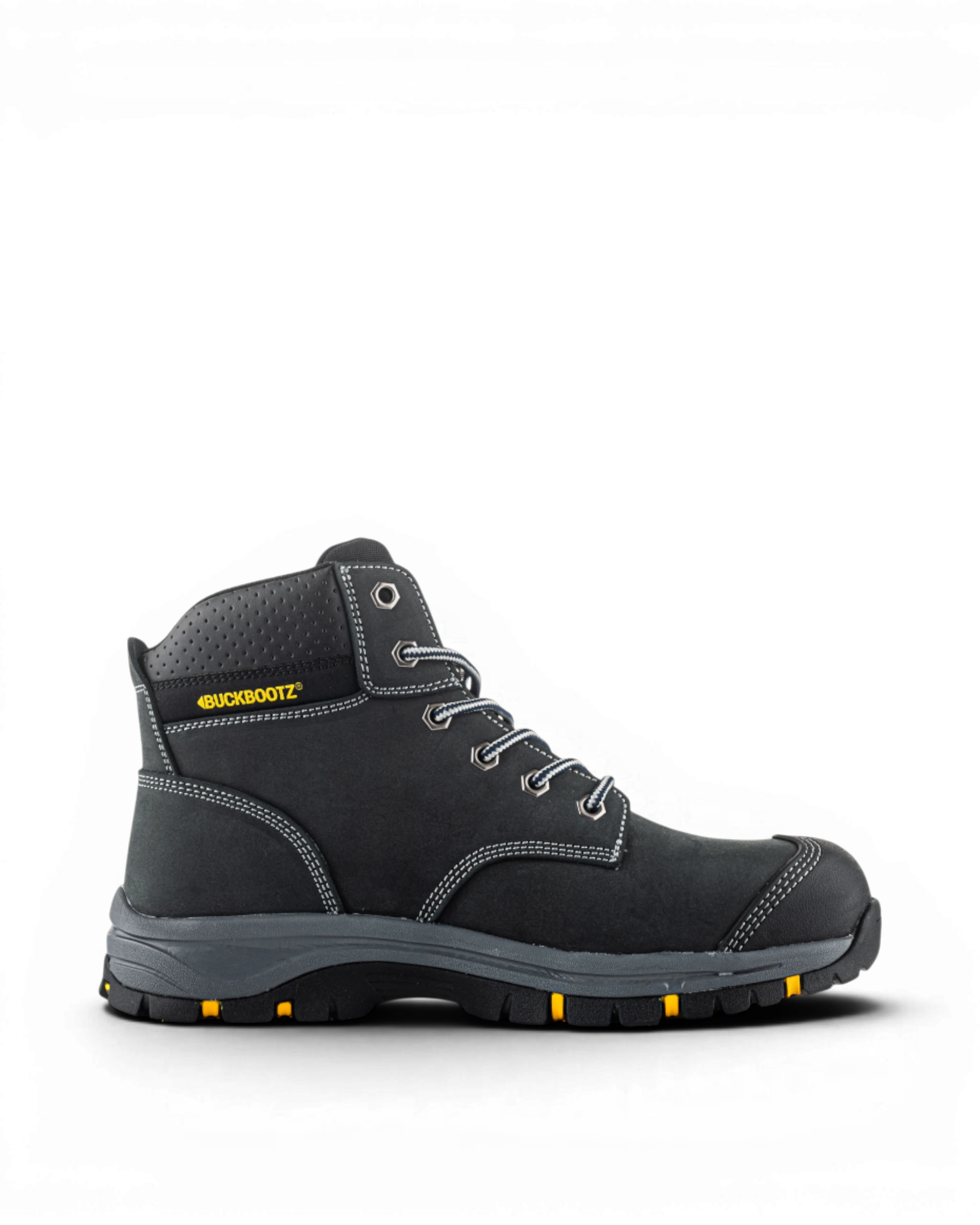 Buckbootz Wizardz WIZL1BLK S3S Zwart