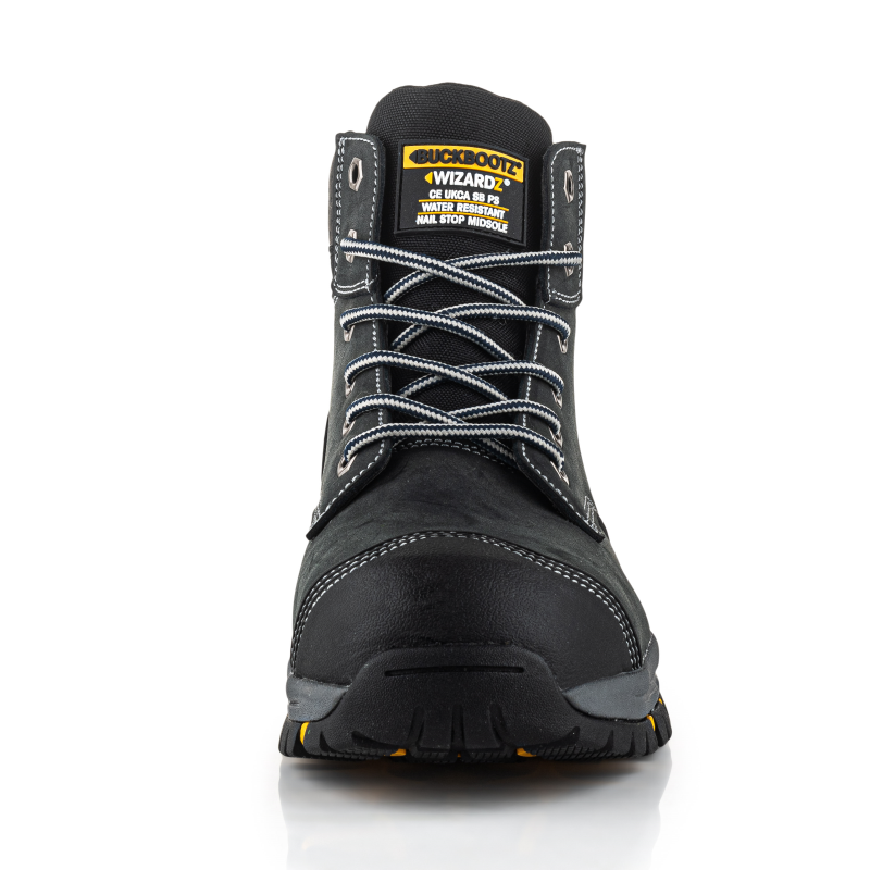 Buckbootz Wizardz WIZL1BLK S3S Zwart