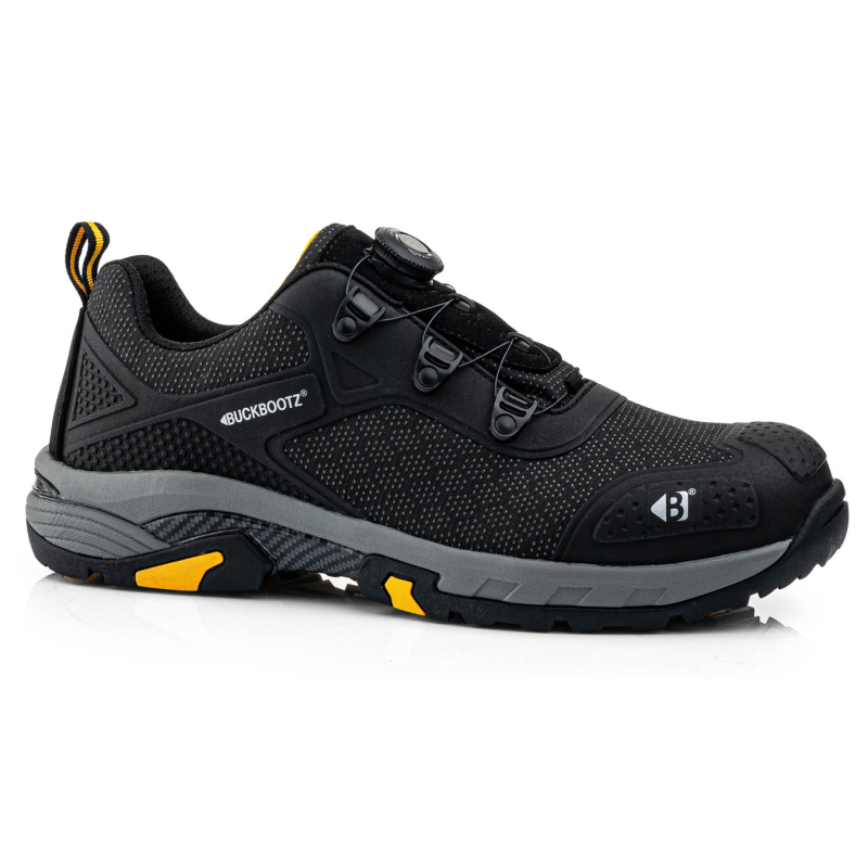 BuckBootz Tradez Wheelz Laag S1PS BOA Zwart