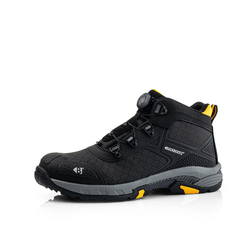 BuckBootz Tradez Wheelz Mid S1PS BOA Zwart