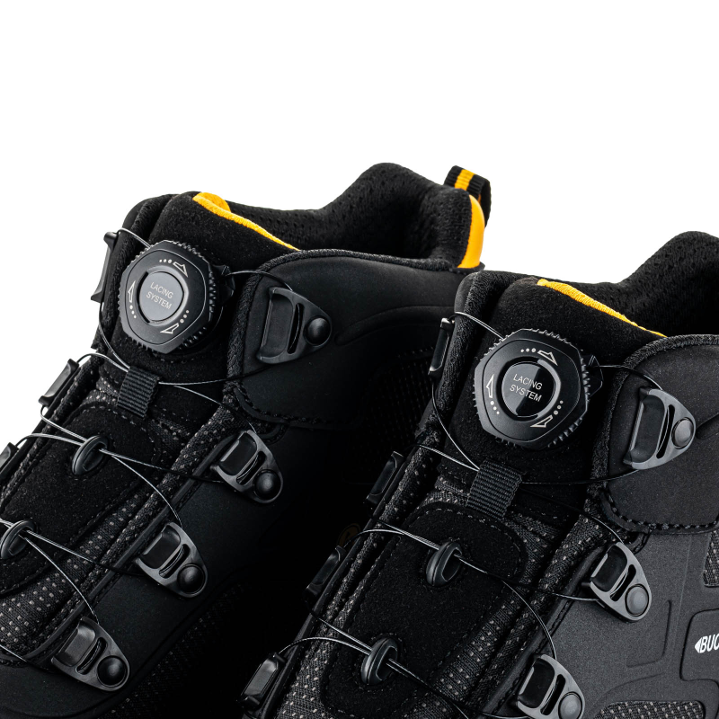 BuckBootz Tradez Wheelz Mid S1PS BOA Zwart