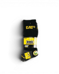 Cat Sokken 3-Pack 96460 Zwart/Grijs