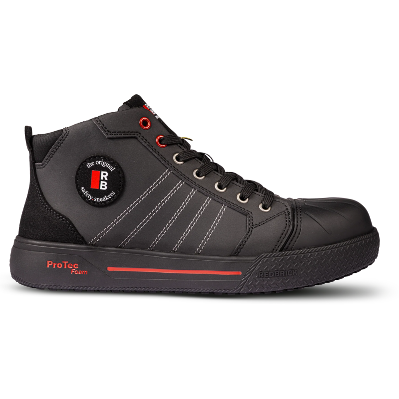 Redbrick Champ High Sneaker S3S (JUNIAANBIEDING) Zwart