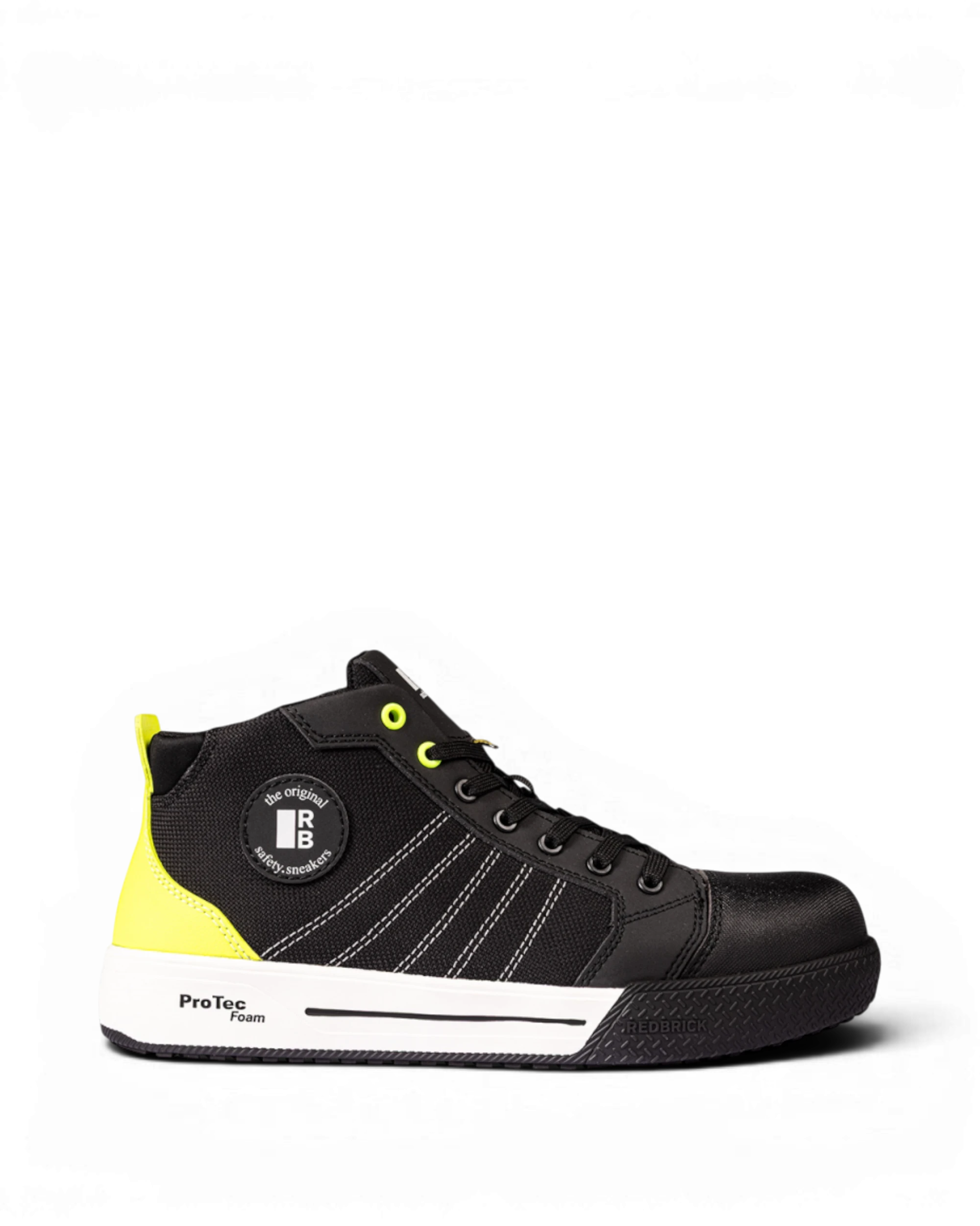 Redbrick Runner Sneaker S1PS Zwart/Groen