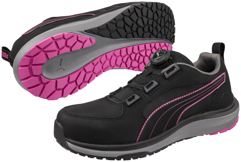 Puma Aspire Pink Disc Low S3S 642950 Zwart/Roze