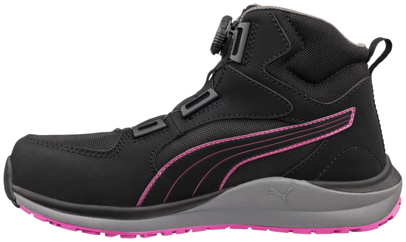 Puma Aspire Pink Disc Mid S3S 632950 Zwart/Roze