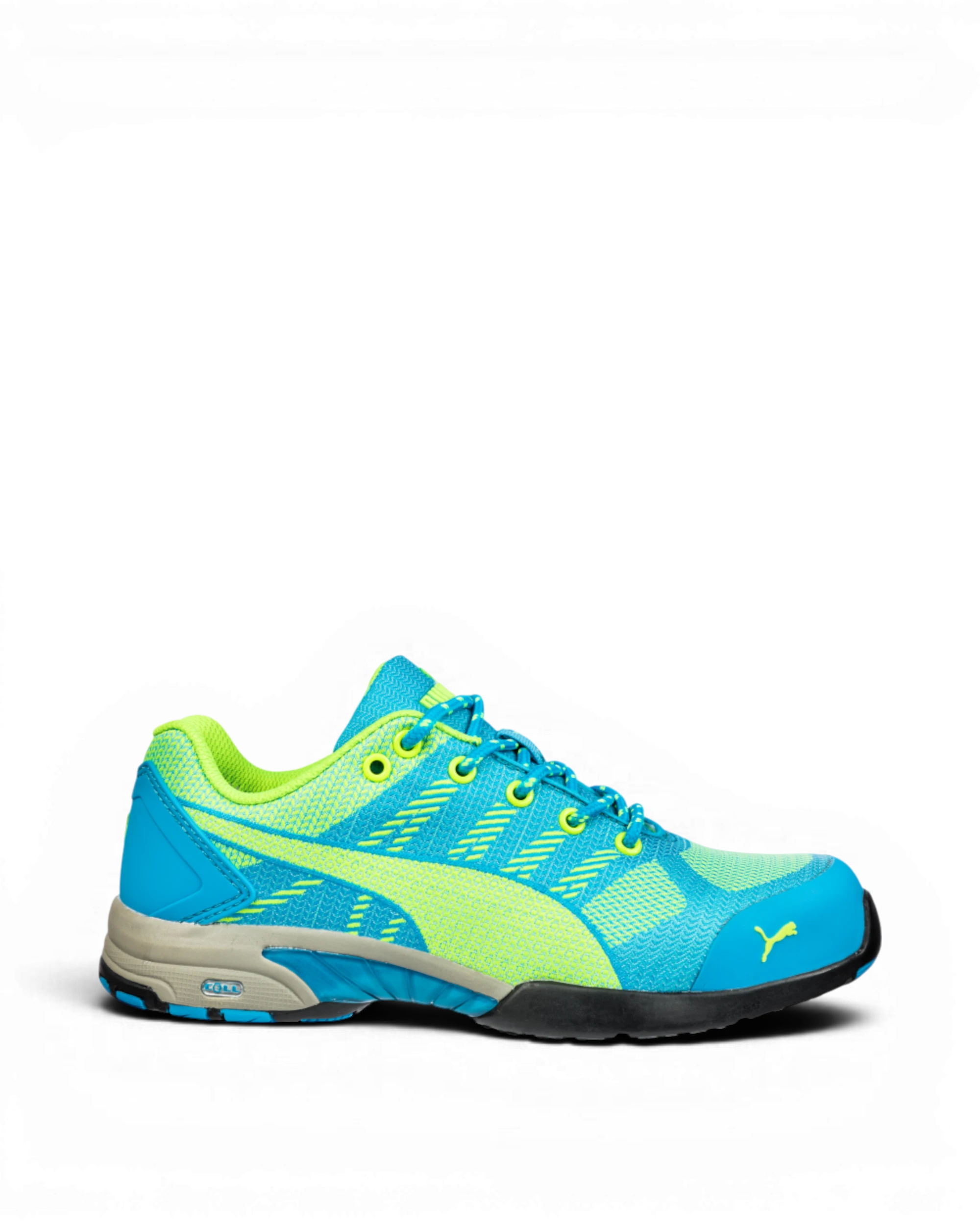 Puma Celerity Knit Blue Low S1p 642900 Blauw/Groen