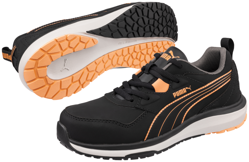 Puma Stepper Blk/peach Low S3S 642940 Zwart/perzik