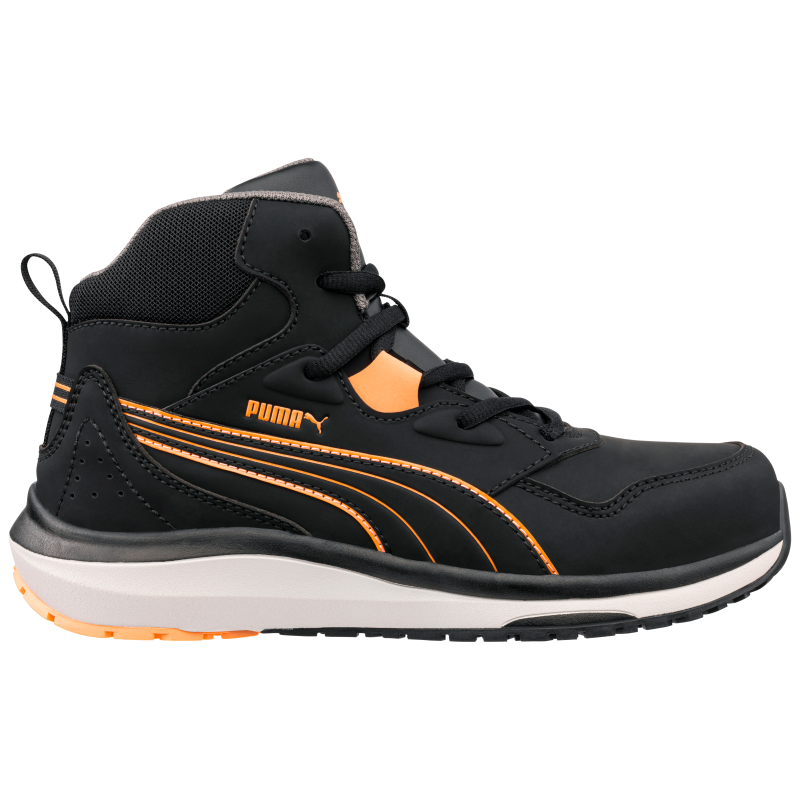 Puma Stepper Blk/peach Mid S3S 632940 Zwart/perzik
