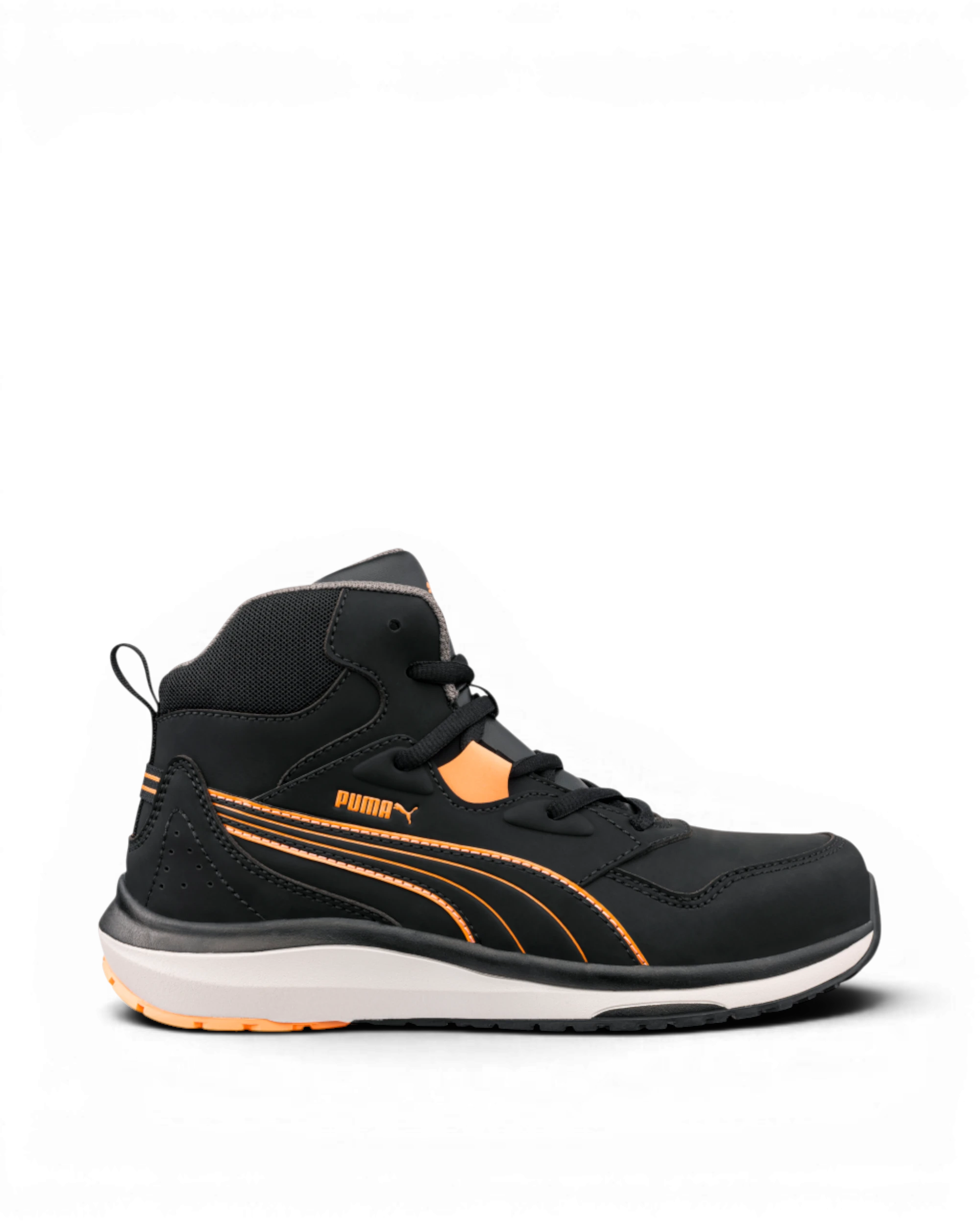 Puma Stepper Blk/peach Mid S3S 632940 Zwart/perzik
