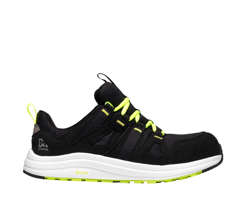 Emma E-BOUNCE W D MM800101 Laag S1PS Zwart/Lime