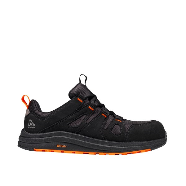 Emma E-BOUNCE D MM800103 Laag S3S Zwart/Oranje