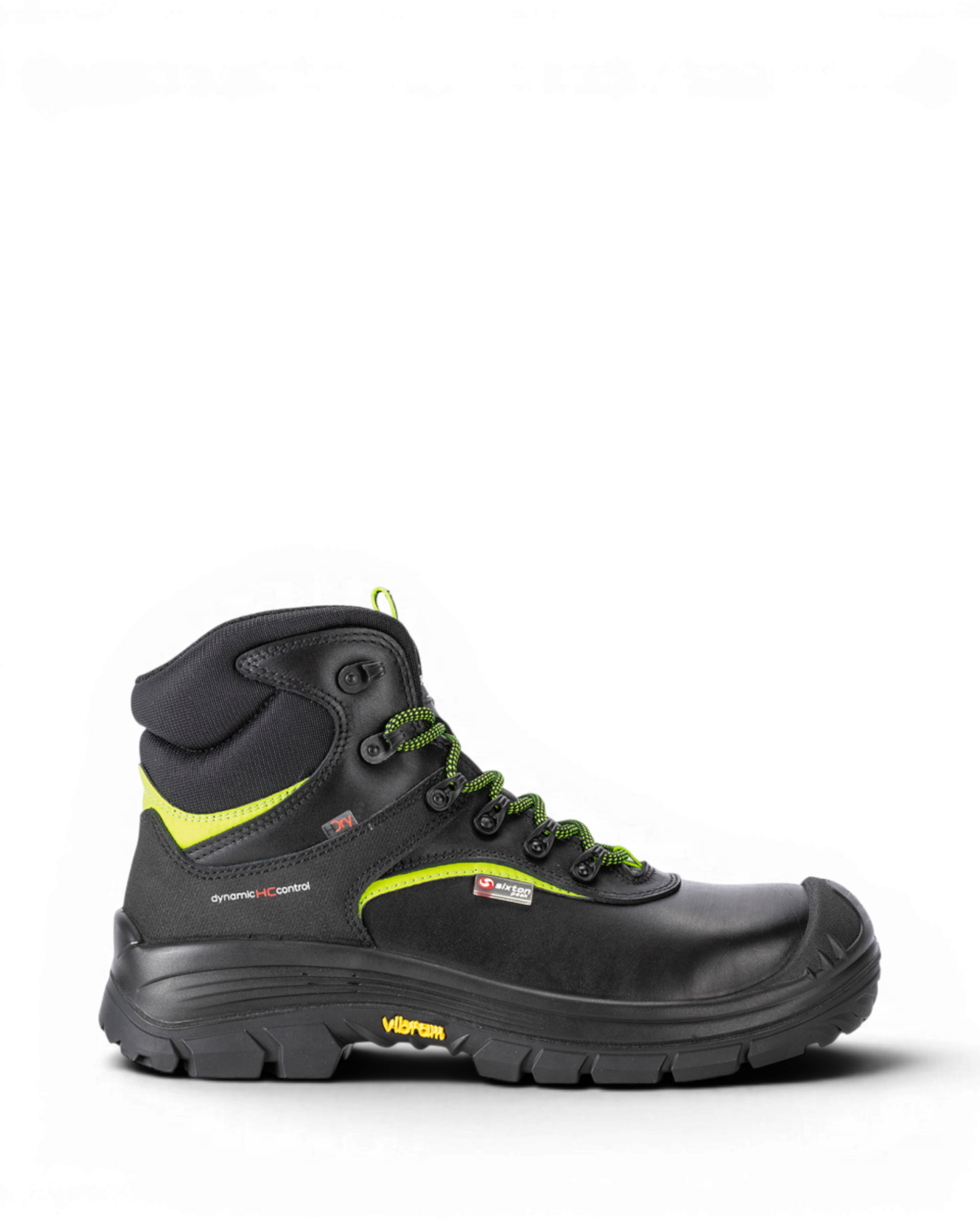 Sixton 89117-15 Eldorado Hoog S3 Hdry Zwart/Lime Zwart/Lime