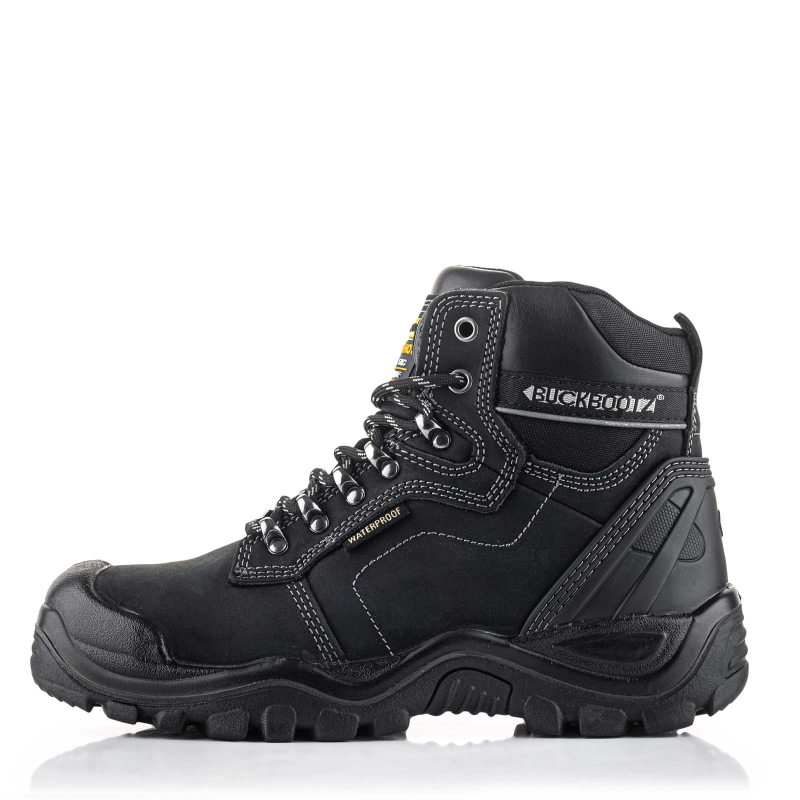 BuckBootz Schoen BSH009 Hoog S3 + KN BSH009BK