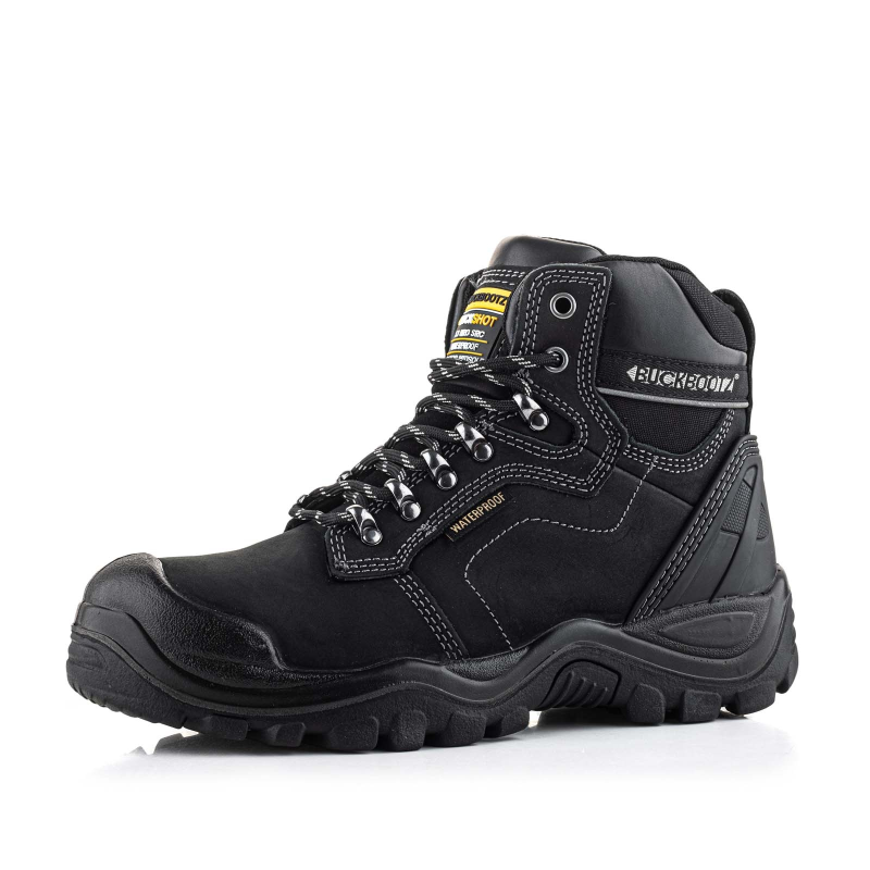 BuckBootz Schoen BSH009 Hoog S3 + KN BSH009BK