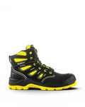 BuckBootz Schoen BVIZ2 Hoog S3 + KN Zwart/Geel Zwart/Geel BVIZ2YL