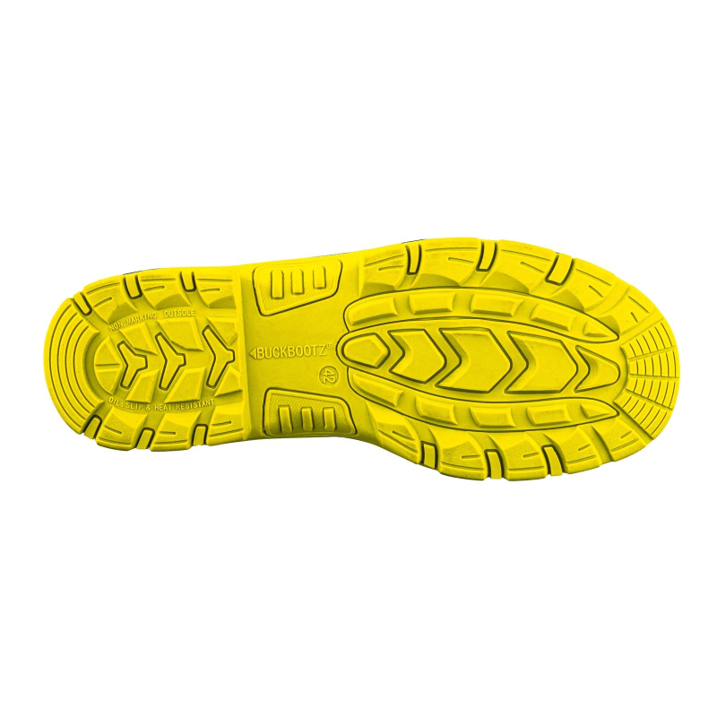 BuckBootz Schoen BVIZ2 Hoog S3 + KN Zwart/Geel Zwart/Geel BVIZ2YL