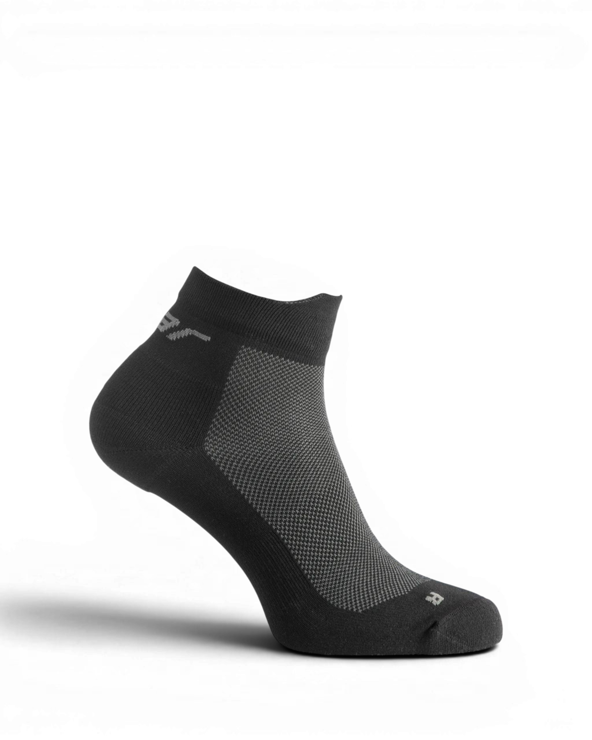 Solid Gear Lt Perf Sock Low Blk 2-pk Zwart