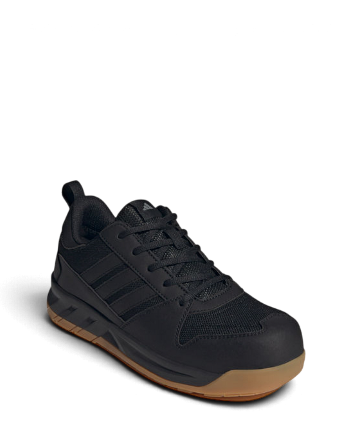 Adidas Pro Work Motix Low S1PS 50007 zwarte werkschoen – schuin vooraanzicht